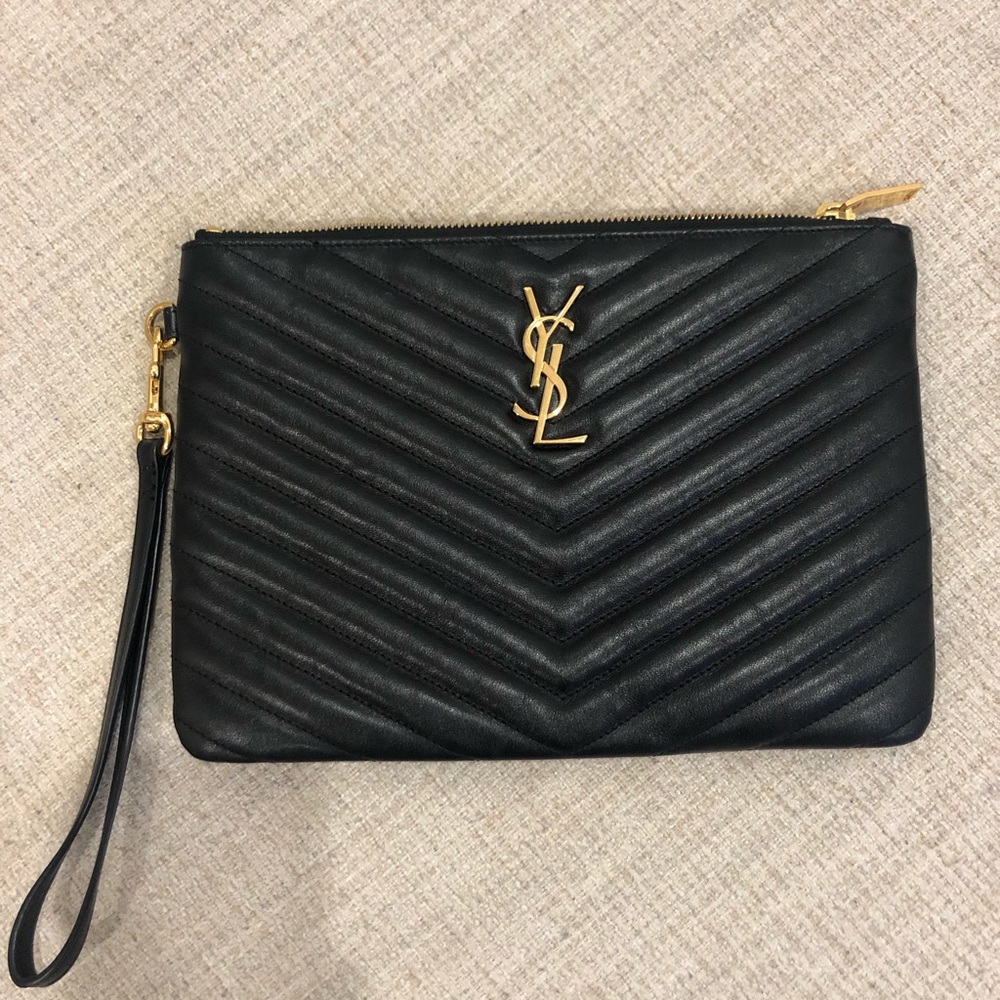 POCHETTE YVES SAINT LAURENT MONOGRAM